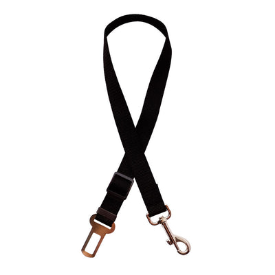 Adjustable Pet Car Seat Belt with Clip Safety Lever