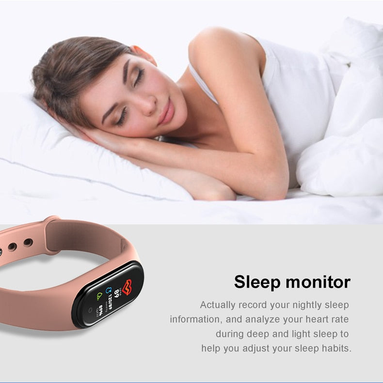 MA4 Sports Smart Bracelet - Fitness Tracker Water proof