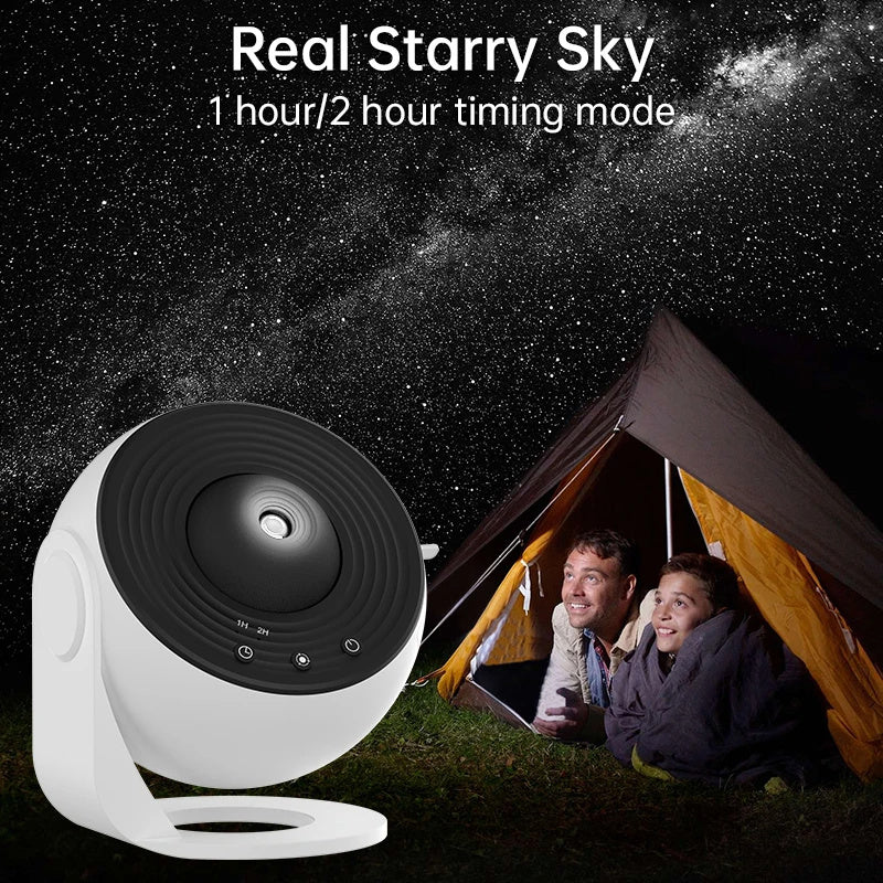 Galaxy Star Projector Night Light – 360° Rotating Planetarium Lamp for Kids Bedroom & Home Decor