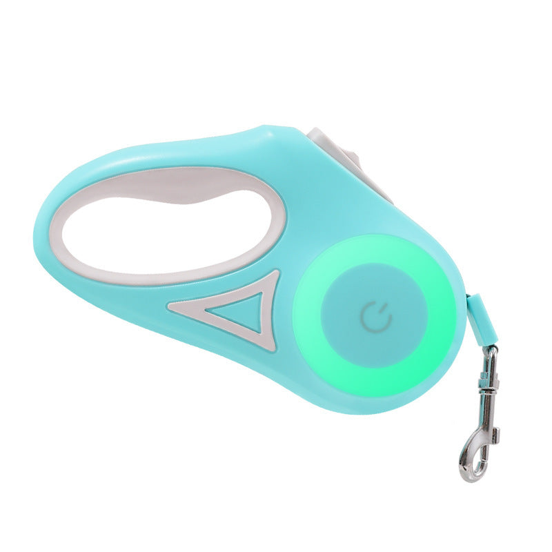 Dog Leash Retractable Collar Spotlight Traction Rope
