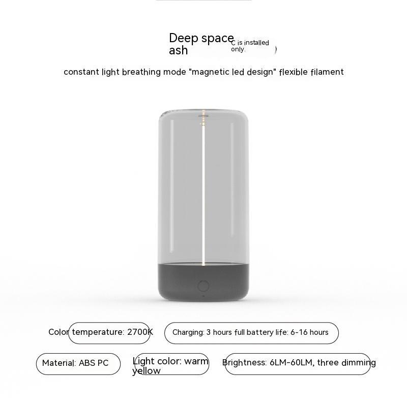 Portable Night Light with High Transparency and Anti Drop Creative Atmosphere Light