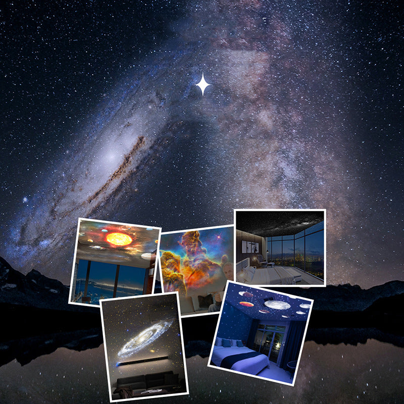Galaxy Star Projector Night Light – 360° Rotating Planetarium Lamp for Kids Bedroom & Home Decor