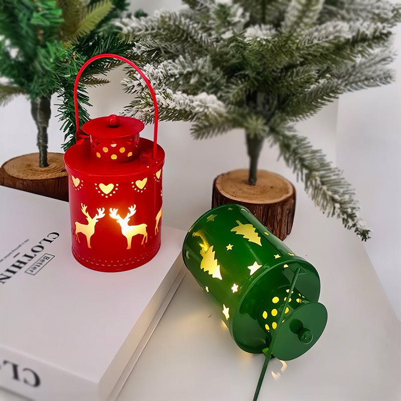 Christmas themed Candle Lights LED Small Lanterns - Holiday Decorations