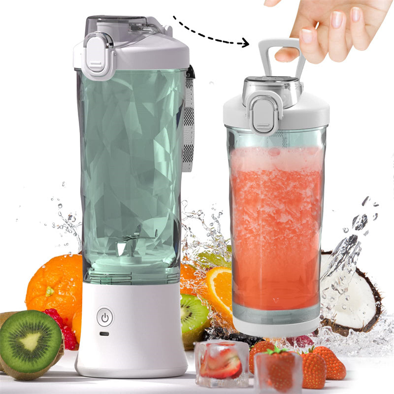 Portable Personal Blender – 6-Blade Mini Juicer for Shakes & Smoothies