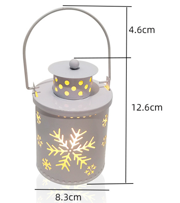Christmas themed Candle Lights LED Small Lanterns - Holiday Decorations