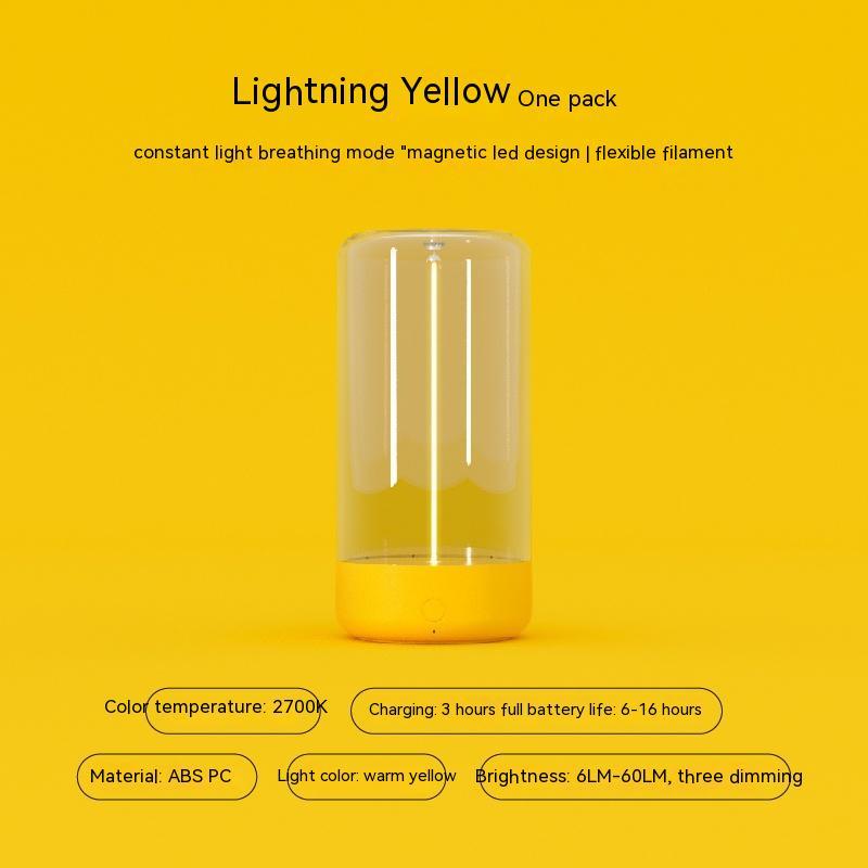 Portable Night Light with High Transparency and Anti Drop Creative Atmosphere Light