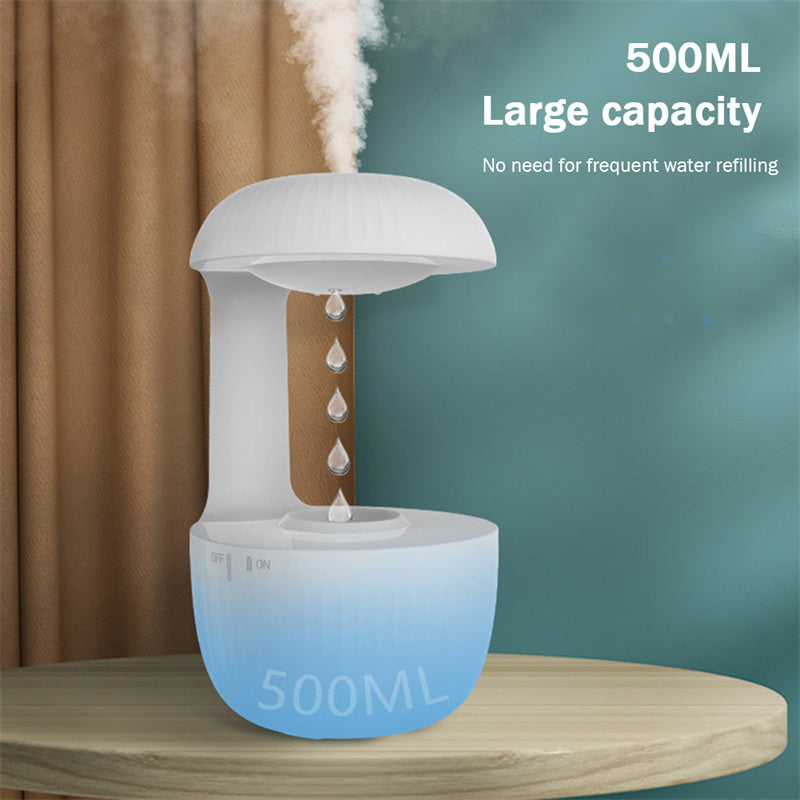 Anti-Gravity Air Humidifier – Cool Mist Fogger with Levitating Water Drops
