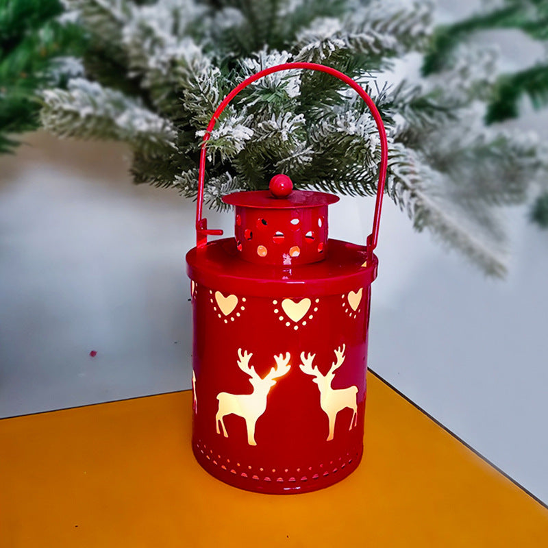 Christmas themed Candle Lights LED Small Lanterns - Holiday Decorations
