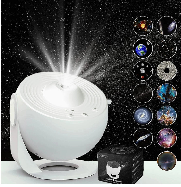 Galaxy Star Projector Night Light – 360° Rotating Planetarium Lamp for Kids Bedroom & Home Decor