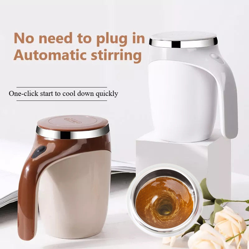 Stirring Coffee Cup - Rechargeable Magnetic Model
