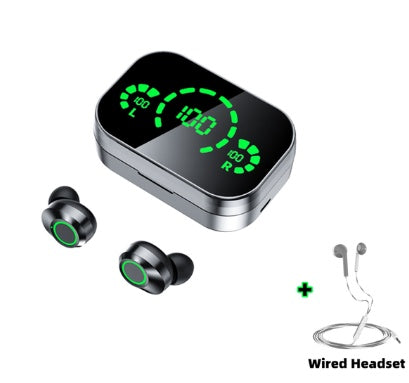 YD03 TWS Wireless Bluetooth Earbuds with Smart Digital Display & Breathing Light