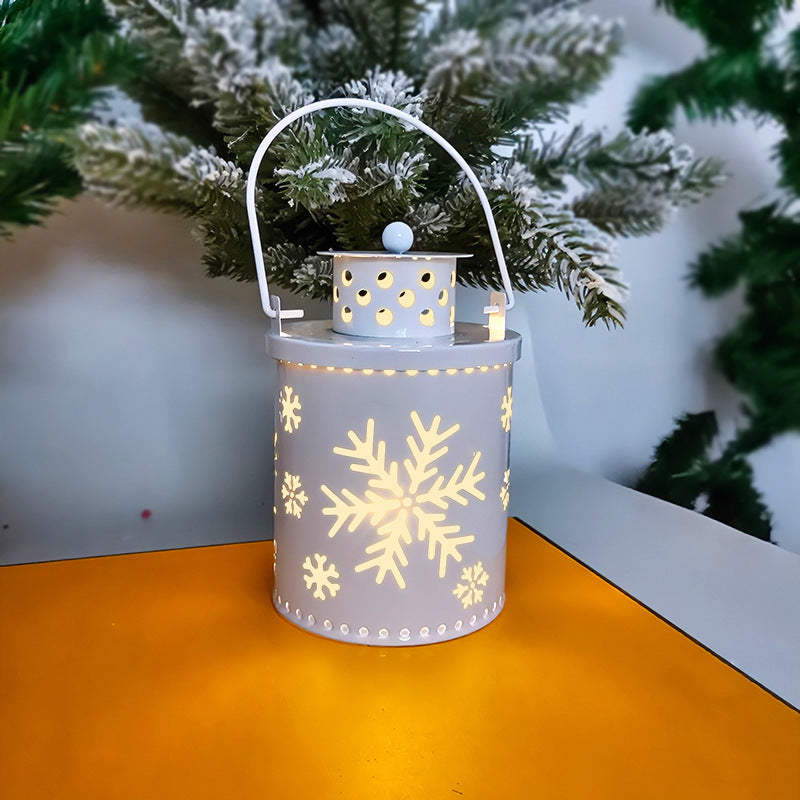Christmas themed Candle Lights LED Small Lanterns - Holiday Decorations